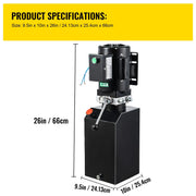 Load image into Gallery viewer, Amocart 14 Quart Hydraulic Pump Unit 3 HP 220V 2950 PSI 2 &amp; 4 Post Lifts 3.5 Gal Reservoir Car Jack Power Suit for Auto Repair
