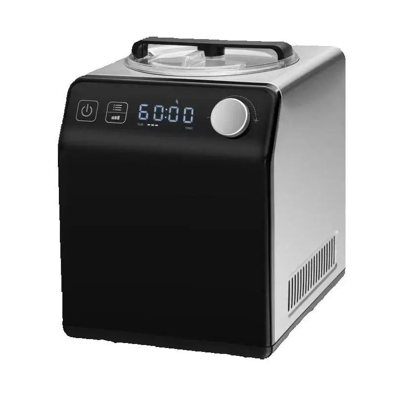 SucceBuy Upright Automatic Ice Cream Maker with Built-in Compressor 2 Quart No Pre-freezing Fruit Yogurt Machine 4 Modes Amocart