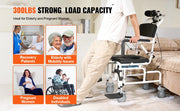 Load image into Gallery viewer, Indoor Bathroom Shower             , SucceBuy Aluminum Alloy Mobility Chair for Elderly
