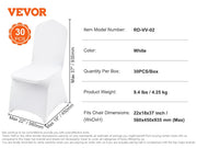 Charger l'image dans la visionneuse de galerie, SucceBuy 12-100pcs Stretch Spandex Chair Covers Universal Fitted Chair Cover Removable Washable Slipcovers for Wedding Holiday
