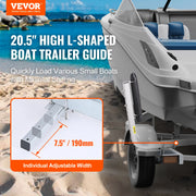 Load image into Gallery viewer, SucceBuy Boat Trailer Guide Adjustable Guide Poles 2PCSRustproof Galvanized Steel Trailer Guide for SkiBoat or Sailboat Trailer - AMOCART
