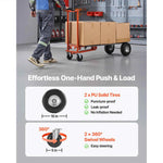 Amocart 1000 lbs 4 in 1 Hand Truck Convertible Dolly with Non-Slip Handle Aluminum Alloy Portable Trolley for Moving Home