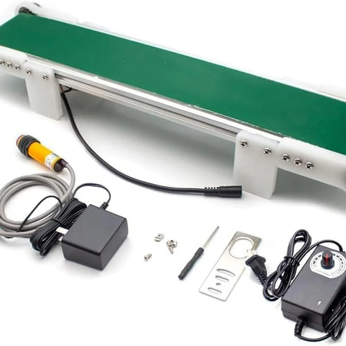 35/50/70/100cm Small Desktop Conveyor Belt Automatic Counter DIY Small Production Line Friction Experimental Device