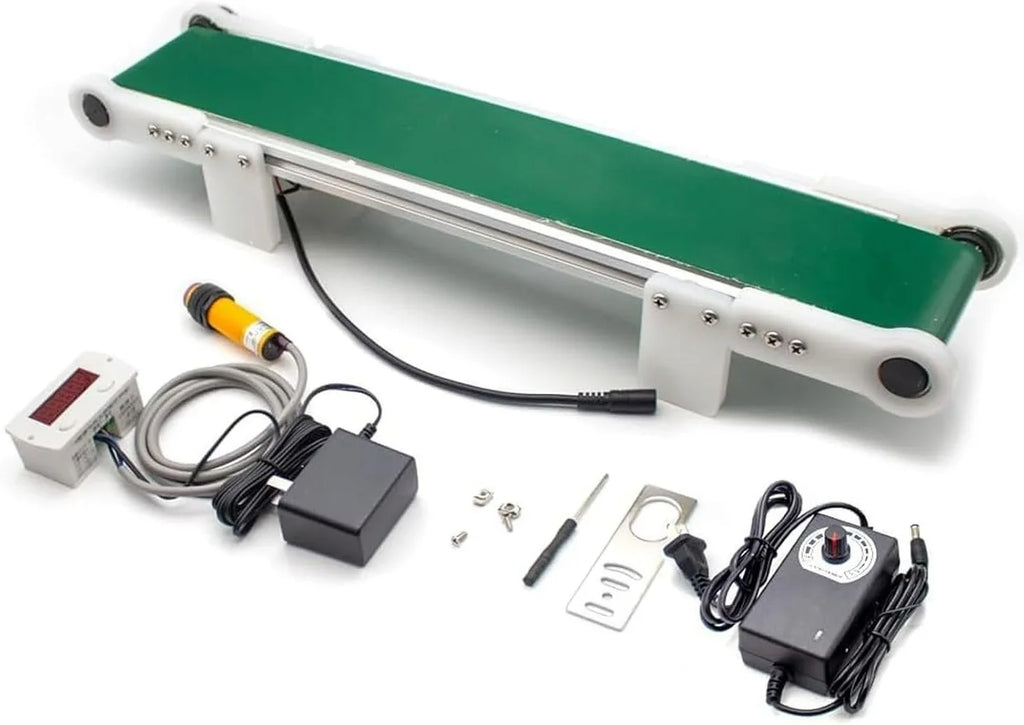 35/50/70/100cm Small Desktop Conveyor Belt Automatic Counter DIY Small Production Line Friction Experimental Device