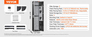 Bild in Galerie-Viewer laden, SucceBuy 3-8 Rifles Gun Safe w/ Digital Keypad &amp; Lock Gun Storage Cabinet with Removable Storage Shelf for Home Long Gun Pistols
