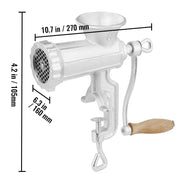 Load image into Gallery viewer, Amocart Manual Meat Grinder Heavy Duty Cast Iron Hand Meat Grinder Steel Table Clamp Meat Mincer Sausage Maker 1 Cutting Blade
