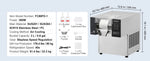 Amocart Commercial Snowflake Ice Machine Snowflake Ice Maker Stainless Steel Ice Shaver Machine Electric Snow Cone Maker