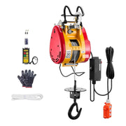 Load image into Gallery viewer, Amocart 2-in-1 Electric Hoist 1100 lbs 1800W Wired/Wireless Portable Power Winch 98 ft Lifting Height for Garage Factory Towing
