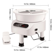Load image into Gallery viewer, Amocart Pottery Wheel 11inch Pottery Forming Machine Direct Drive Ceramic Wheel 450W Electric Wheel for Pottery with Foot Pedal
