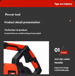 Electric Concrete Wall Cutter 5000W High Power Chainsaw Cutting Machine, Chainsaw Multi-Function Slotting Tool for Building