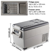 Load image into Gallery viewer, Amocart 20L 22L 35L 45L 55L Car Refrigerator Mini Fridge Freezer Portable Compressor Cooler 12/24V DC 110-240V Ice Box
