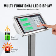 Load image into Gallery viewer, SucceBuy Computing Digital Platform Scale 660 lbs Load with LB/KG Tare Price Calculator Stainless Steel High-Definition Display
