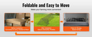 Load image into Gallery viewer, SucceBuy Chicken Tunnels 157.5 x 39.4 x 24.2 in Chicken Tunnels for Yard Portable Chicken Tunnels for Outside Corner Frames
