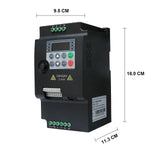 Economical VFD 0.75/1.5/2.2/4/5.5KW 220V/380V 3 Phase Output Variable Frequency Drive Converter Motor Speed Controller Inverter