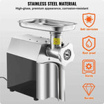 Heavy Duty Electric Meat Grinder Amocart Commercial Stainless Steel for Restaurant & Butcher Store