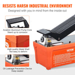 SucceBuy Air Hydraulic Pump 10,000 PSI 1/2 Gal Reservoir Foot Actuated Air Treadle for Auto Body Frame Machines and Pulling Post