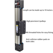 Load image into Gallery viewer, LHA60125 Precision Synchronous Motion Belt Slide Module XYZ Axis Gantry Linear Shaft Actuator Guide Rail Lifting Reciprocating
