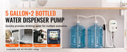 Load image into Gallery viewer, Amocart 2x5Gal Bottled Water Dispenser Pump System Dispensing System Auto Electric Water Dispenser Double-Pipe Water Jug Pump
