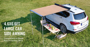 Load image into Gallery viewer, SucceBuy Vehicle Awning  Retractable Car Side Awning Car Awning with Waterproof Storage Bag  Suitable for Truck SUV Van Campers
