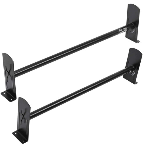 SucceBuy Van Roof Ladder Rack 2/3 Bars Alloy Steel Roof Racks 500/750 LBS Capacity Rain-Gutter Roof Rack Van Ladder Rack for Van