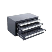 Load image into Gallery viewer, Amocart Steel Drill Dispenser Organizer Cabinet Storage Drill Bit Dispenser Cabinet Three-Drawer Drill Bit Organizer Cabinet
