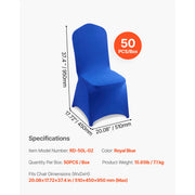 Load image into Gallery viewer, Amocart 50 Pcs Purple Chair Covers Polyester Spandex Chair Cover Stretch Slipcovers for Wedding Party Flat-Front Chair Covers
