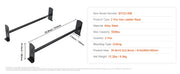 Bild in Galerie-Viewer laden, SucceBuy Van Roof Ladder Rack 2/3 Bars Alloy Steel Roof Racks 500/750 LBS Capacity Rain-Gutter Roof Rack Van Ladder Rack for Van
