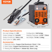 Bild in Galerie-Viewer laden, SucceBuy Stick Welder 140A/160A/200A ARC/Lift TIG 2-IN-1 Welding Machine w/ IGBT Inverter Portable MMA Welder Machine Hot Start

