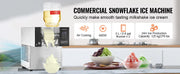 Bild in Galerie-Viewer laden, Amocart Commercial Snowflake Ice Machine Snowflake Ice Maker Stainless Steel Ice Shaver Machine Electric Snow Cone Maker
