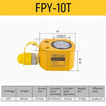 Ultra-Thin Portable Hydraulic Jack Split Booster Hydrocylinder Manual Vertical Lifting Jack 5T/10T/20T/30T Stroke 7mm 11mm 13mm