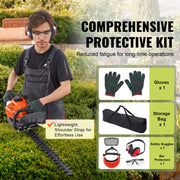Bild in Galerie-Viewer laden, SucceBuy 23.2-inch 26CC 2 Cycle Gas Hedge Trimmer Gas Powered Handheld Hedge Trimmer 180° Adjustable for Trimming Shrubs Bushes
