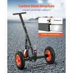 SucceBuy 1000/1200lbs Tongue Trailer Dolly Carbon Steel Boat Mover with 16.7in/18in - 22in Height Adjustable for Moving Cargo