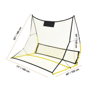 Load image into Gallery viewer, Amocart Soccer Trainer 2 IN 1 Rebounder Net Iron Soccer Practice Equipment Sports Football Rebounder Wall forTeam Solo Training
