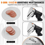Amocart Electric Shawarma Knife, Cordless Battery Professional Turkish Knife Commercial Stainless Steel Gyro Cutter