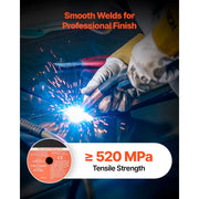 Load image into Gallery viewer, SucceBuy Flux Core MIG Welding Wire E308LFC-O 0.03in with Low Spatter for All Position Arc Welding Self-Shielded for Outdoor Use - AMOCART
