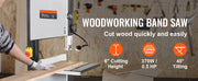Load image into Gallery viewer, Amocart 10/14Inch Band Saw 2-Speed Continuously Viable Benchtop Bandsaw &amp; Optimized Work Light for Woodworking Aluminum Plastic
