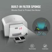 Load image into Gallery viewer, Amocart Heavy Duty Commercial Hand Dryer 1400W Automatic High Speed Warm Wind Hand Blower Built-In Filter Sponge for Home
