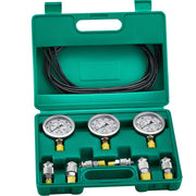 Charger l'image dans la visionneuse de galerie, SucceBuy Hydraulic Pressure Test Kits Excavator Hydraulic Test Gauge Sets with Carrying Case for Excavator Tractors Machinery
