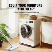 Load image into Gallery viewer, Amocart 660 lbs Adjustable Universal Washing Machine Stand Refrigerator Base Mount Mobile Roller Multifunctional Dryer Holder
