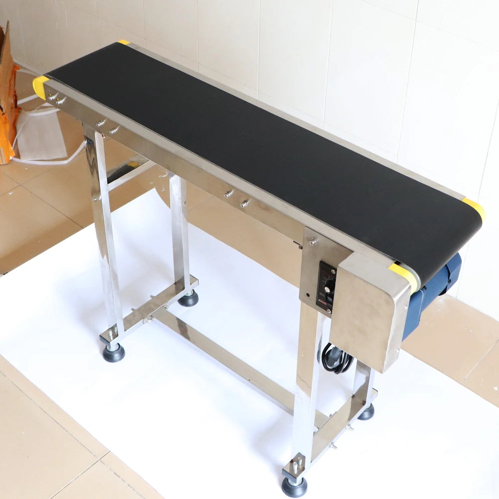 1000mm 1200mm 1500mm 2m VC Conveyor Belt Machine With Stainless Steel Body Adjustable Speed for Automatic Electrical Industrial