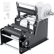 Load image into Gallery viewer, SucceBuy Manual Round Bottle Labeling Machine 15-20pcs/min Adjustable Labeler Bottles Diameter 0.78-4.72 in (with Pressing Bar) - AMOCART
