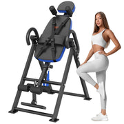 Bild in Galerie-Viewer laden, SucceBuy Inversion Table Heavy Duty Inversion Table Decompression Back Stretcher Machine Strength Training Equipment w/Headrest

