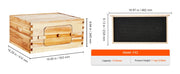 Load image into Gallery viewer, SucceBuy Bee Hive Deep Box Starter Kit 100% Beeswax Coated Natural Cedar Wood Langstroth Beehive Kit Transparent Acrylic
