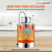 Load image into Gallery viewer, Amocart 30/50L Stainless Steel Alcohol Distiller Alcohol Still Essential Oil Brewing DIY Whisky Wine Brandy Distillery Home Use
