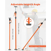 Load image into Gallery viewer, Amocart 2/4 Pack Cabinet Jack Support Pole 49-114in Steel Telescopic Support Rod Adjustable 3rd System for Lifting Drywall
