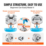 Amocart Metal Lathe Chuck 4-Jaw 2.75" or 3.75" Diameter Turning Machine Accessories Self-centering Tool for Precision Machining