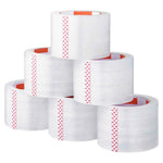 Amocart 6/24 Rolls 7.6CM 70M High Viscosity Clear Adhesive Tape Transparent Packaging Tape for Office Wrapping Express Packing