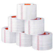 Bild in Galerie-Viewer laden, SucceBuy 6/24 Rolls 7.6CM 70M High Viscosity Clear Adhesive Tape Transparent Packaging Tape for Office Wrapping Express Packing
