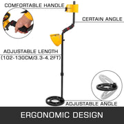 Load image into Gallery viewer, Amocart Metal Detector Waterproof Disc Underwater Underground High Accuracy Sensitive LCD Display Humanity for Adults Children
