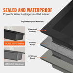 Amocart Shower Niche Ready for Tile Shelf Organizer  Corners Niche Recessed Sealed Protection  Soap Storage for Shower Bathroom